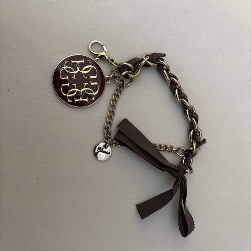 Guess silver tone chain metal - tone,