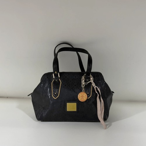 Guess black monogram handbag - guess,