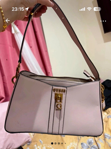 Guess rose pink faux leather - guess,