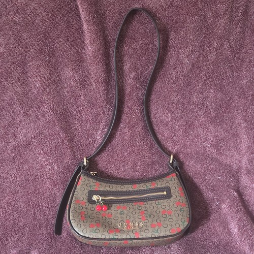 Guess brown logo print - guess,