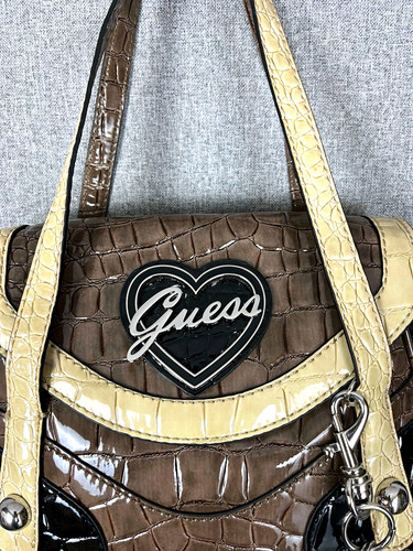 Vintage guess handbag - guess, patent