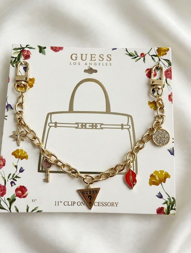 Guess clip bag charm - on,