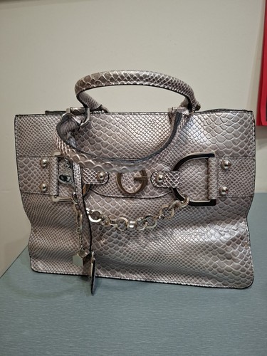Metallic faux snake skin - faux, guess