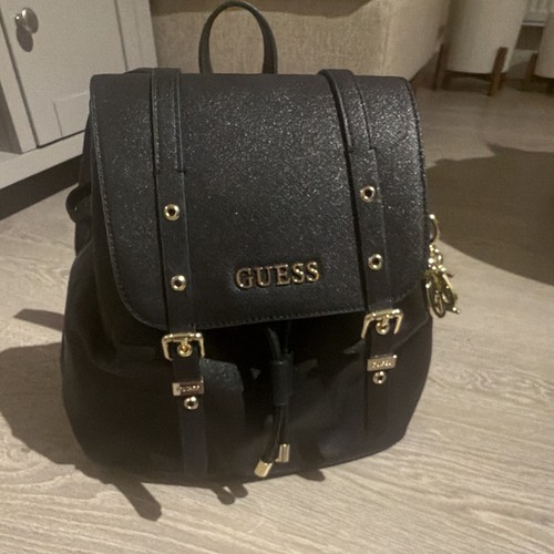 Guess black faux - black, leather