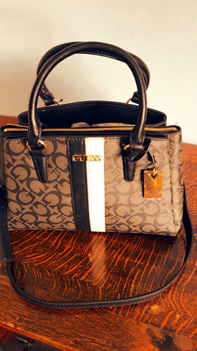 Guess brown black monogram - guess, brown/black