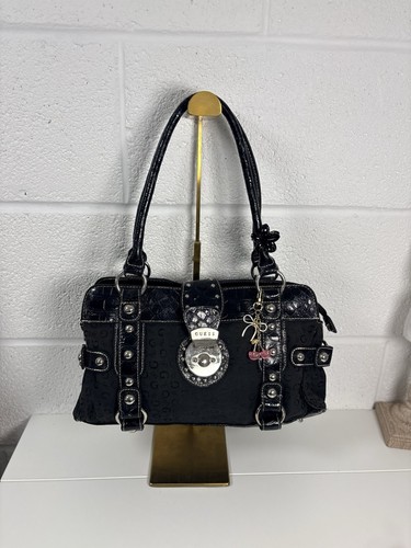 Y2k 2000s guess black monogram - y2k,