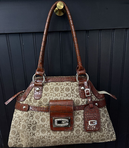 Vintage guess beige brown logo - vintage, beige/brown