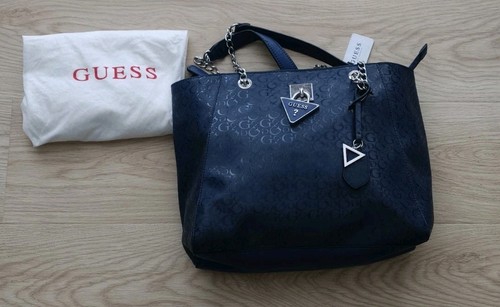 Guess navy blue hand - blue, bag