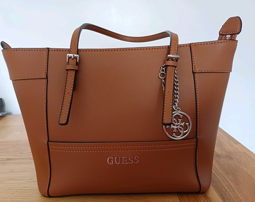 Guess tan tote bag - guess,