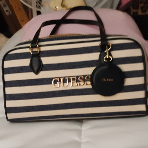 Guess navy white - guess, striped