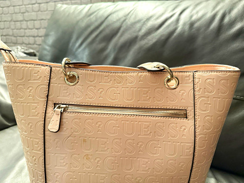 Guess pink faux - faux, leather
