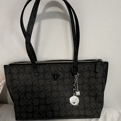 Guess carryall satchel handbag - guess,