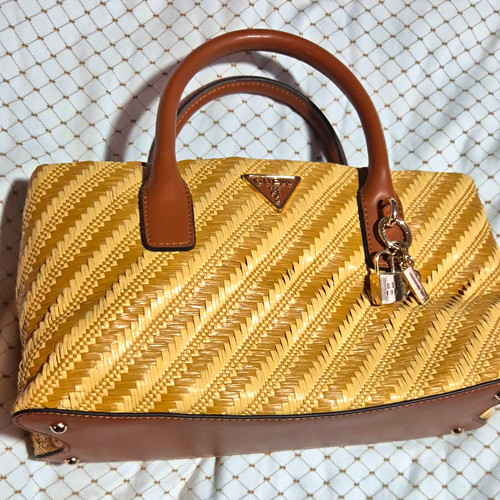 Guess woven straw - woven, satchel