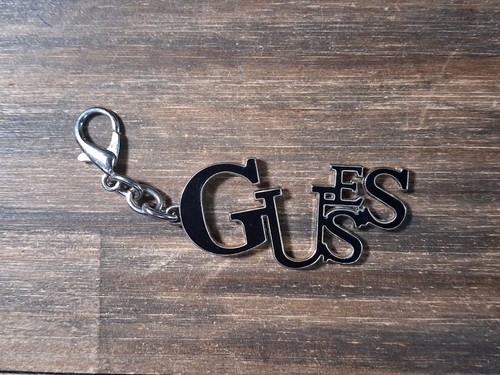 Y2k guess bag tag - guess, black
