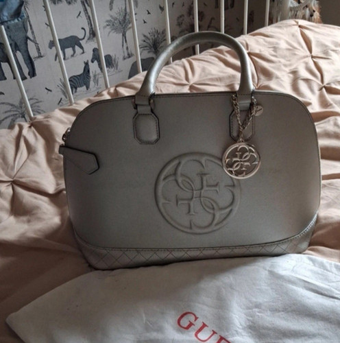 Guess grey faux leather - grey,